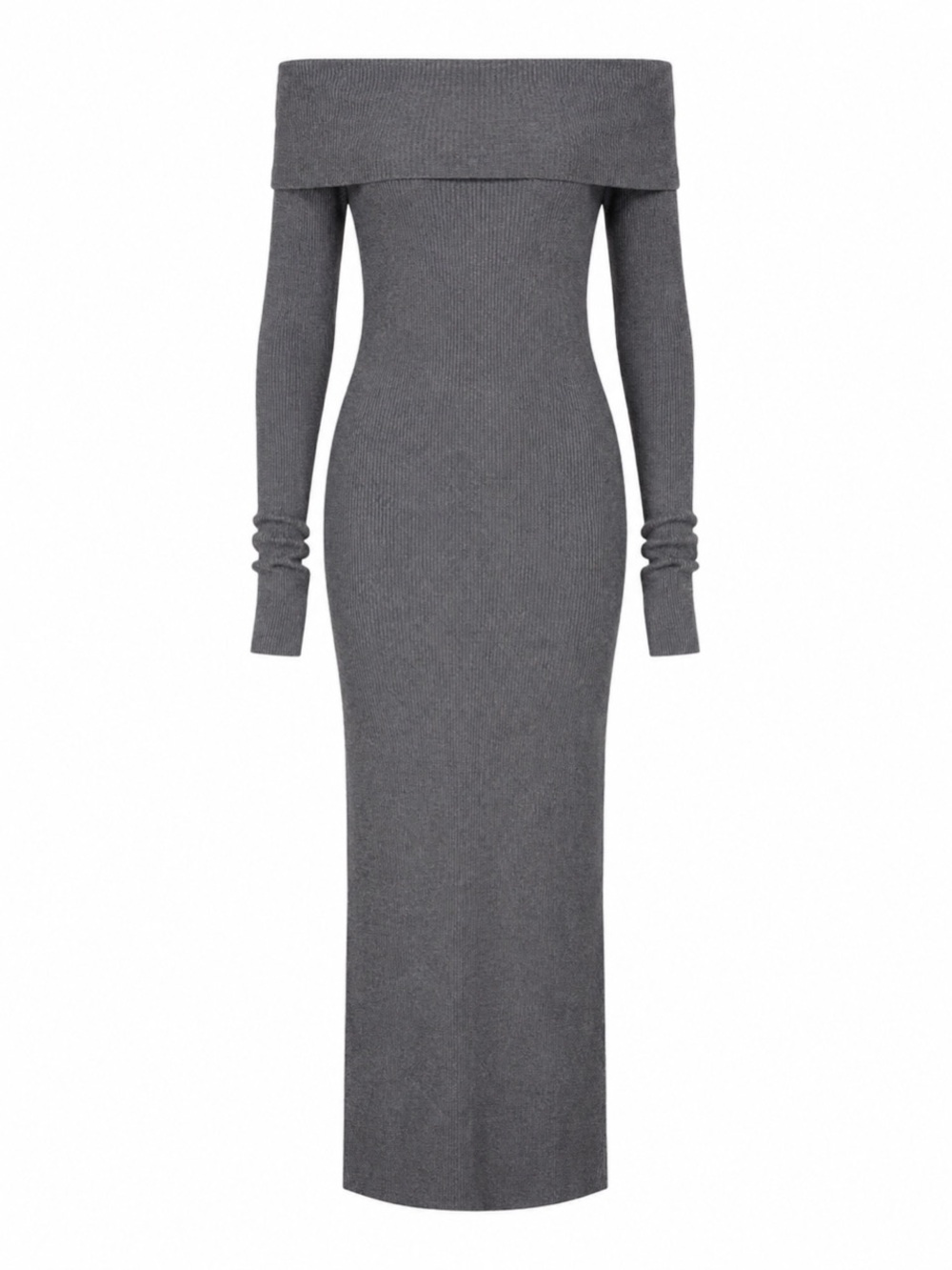 Princess Polly Phylis Off The Shoulder Maxi Dress Slate – US 2